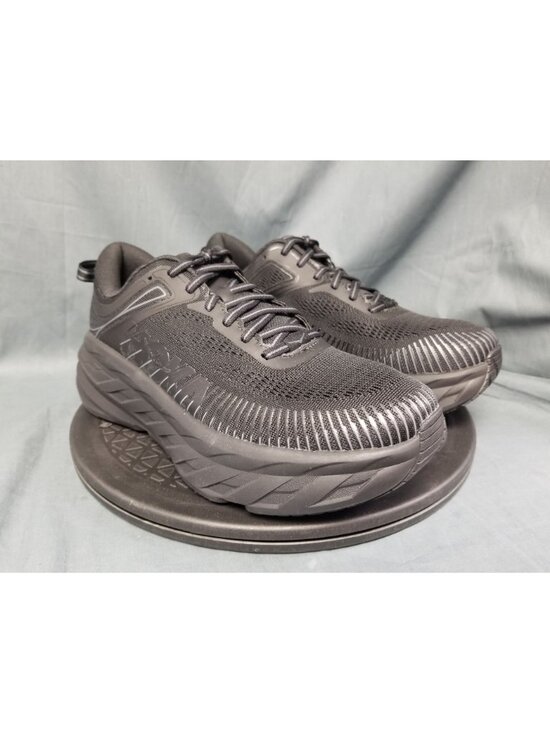 Hoka One One Bondi 7 Black Sneakers Mesh Men\'s Size 8 NEW NO BOX! main image 6
